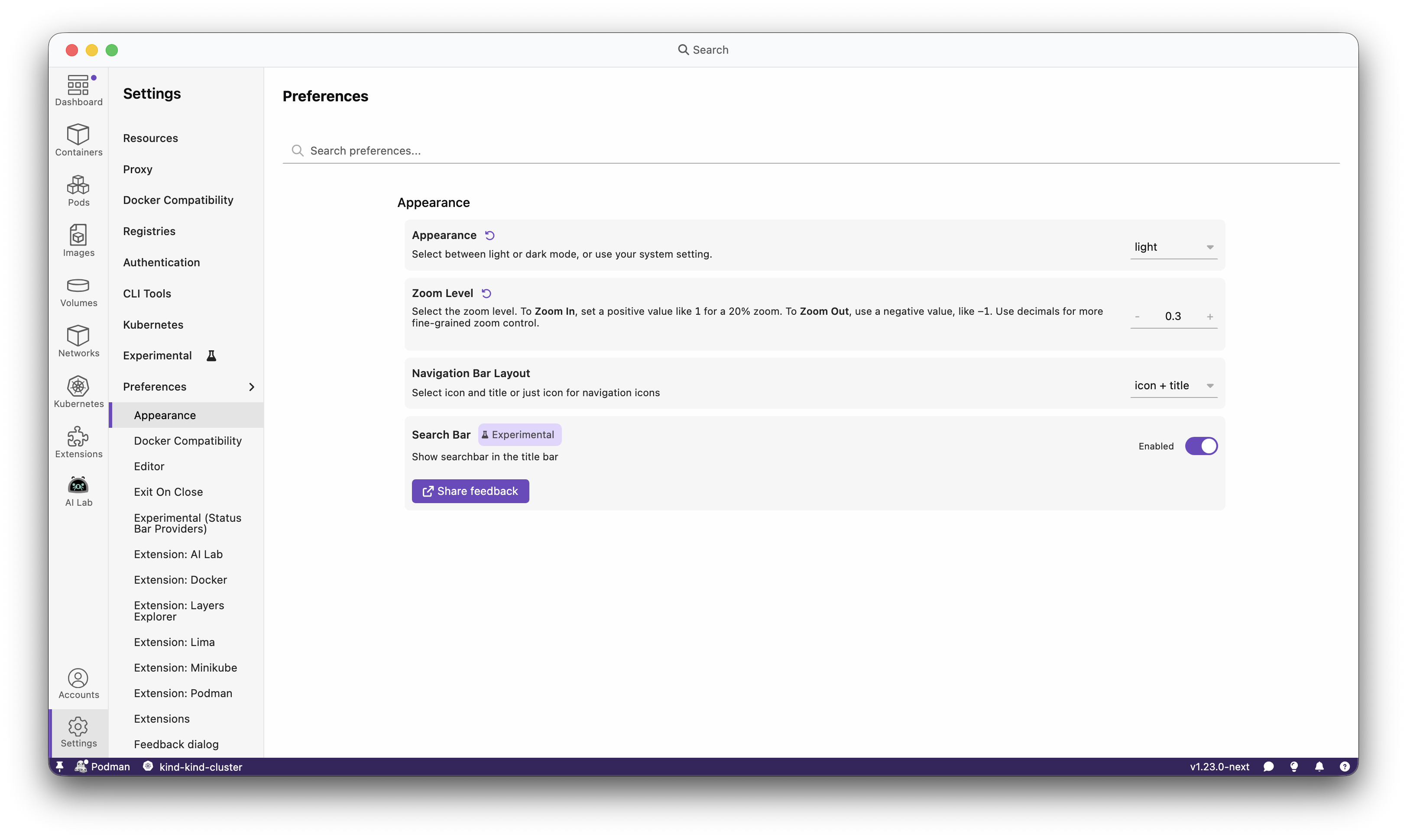 Search Bar Enablement